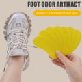 12/24pcs Shoes Odor Remover Deodorant Patch Lemon Athlete's Foot Soothing Insole Stickers. 