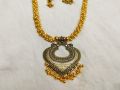 Beautiful jewellery Set for Women Or Girls. Pearl With Golden Plated Necklaces And Earrings Set. Gift set. wedding, parties, special events. Model:P20-2..