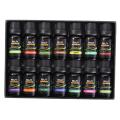 10ml Natural Aromatherapy Essential Oil Kit Water-soluble Fragrance Oil Massage Body Relieve Essential Oils Storage Case. 