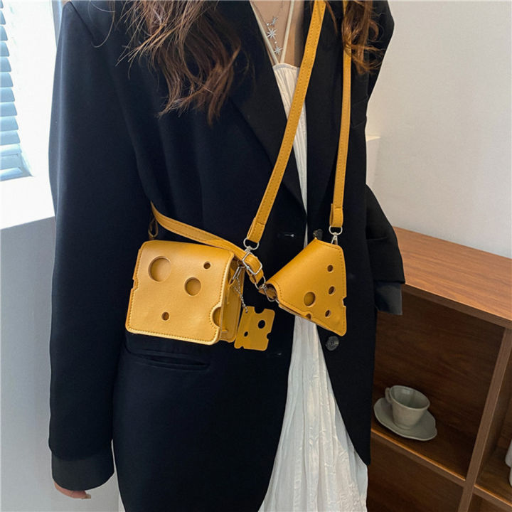 Female%20Small%20Bag%20Lipstick%20Bag%20For%20Women%20Earphone%20Bag%20Handbags%20PU%20Leather%20Bags%20Cheese%20Shaped%20Bags%20Mini%20Bags%20-%20Image%202