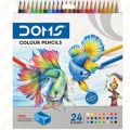 Doms color pencil box with 24 color. 
