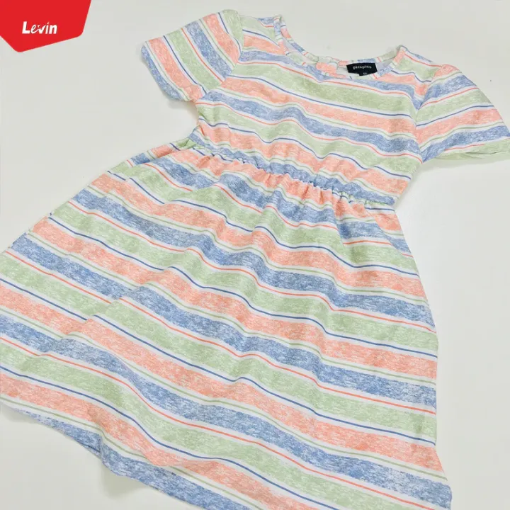 Girls%20Comfortable%20Printed%20Casual%20Short%20Sleeve%20Frock%20From%20Levin%20-%20Image%207