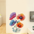 Colorful Flower Wall Stickers For Decoration Your Bedroom Living Room Drawing Room Flower Wall Decoration Stickers Decals. 