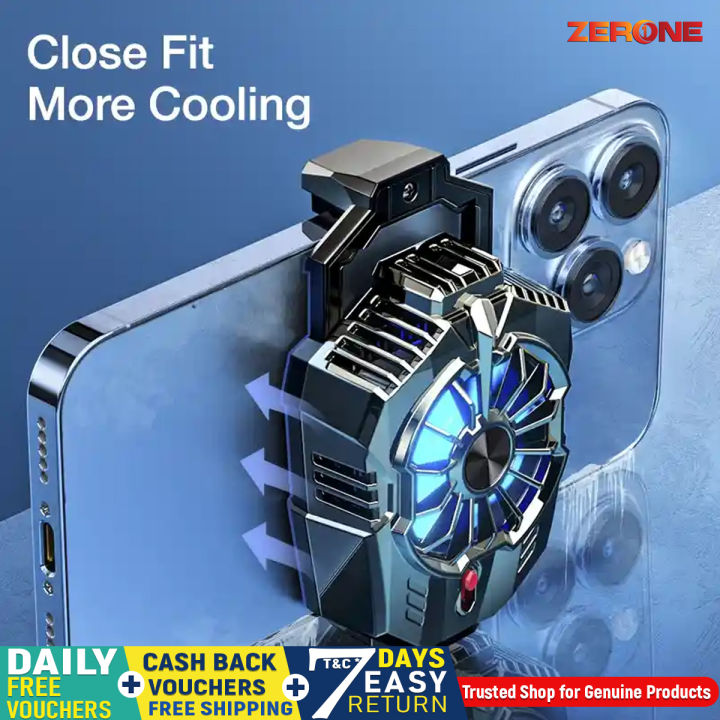 X20 Portable Mobile Phone Cooler | Semiconductor Cooling Fan & USB Powered Radiator for Gaming Phones | BlueWow X20 for PUBG, Mobile Phone Cooling Case (Original)