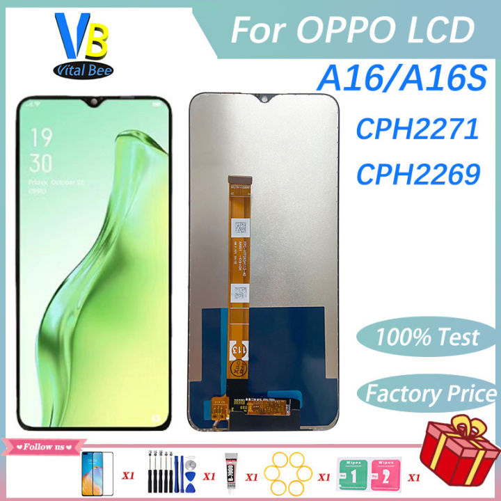 For%20OPPO%20A16/A16s%20LCD%20Display%20Touch%20Screen%20Digitizer%20Assembly%20CPH2271%20CPH2269%20Replacement%20No%20Dead%20Pixel%20-%20Image%202