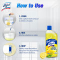Lizol Disinfectant Floor & Surface Cleaner 1000ml Citrus, Kills 99.9% Germs. 