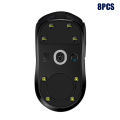 TALONGAMES Glass Mouse Feet Compatible With Universal Dots 8 Grain Customized Round Curved Edge Glass Skates jingu. 
