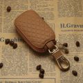 Men Leather Car Key Wallets Women Key Holder Housekeeper Keys Organizer Keychain Covers Protector Unisex Zipper Key Case Pouch.