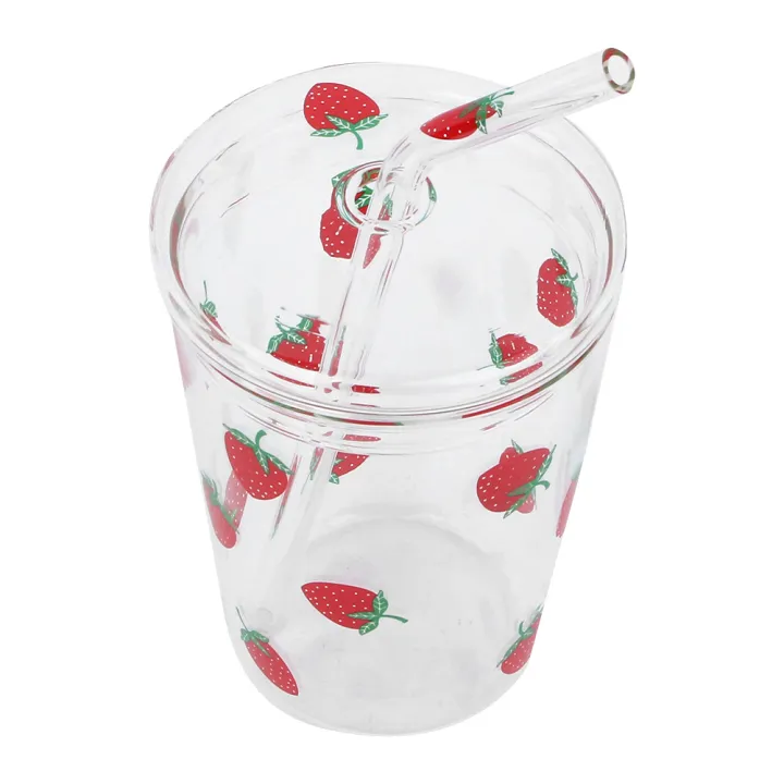 Heat-Resisting%20Clear%20Strawberry%20Pattern%20Coffee%20Juice%20Drinking%20Water%20Glass%20Cup%20with%20Straw%20Lid%20-%20Image%203