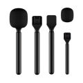 Combo Interview Mic Handle Adopter Microphone Handheld Adapter Foam For Rode Wireless Go go Ii Mic relacart And Wireless Lavalier Microphone k8 Portable Audio Video Record Mini Wireless k8 2.4Ghz Microphone For Android Live Broadcast Gaming mobile Phone.