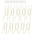 10 Pack Plate Hangers, 6 Inch Wall Plate Hangers and 10 Pack Wall Hooks, Compatible 5 To 7 Inch Decorative Plates, Antique China, Antique Plates and Art.