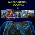 QRD Spark N5 Wireless Controller for PS4 PS3 PS2 IOS Android PC Hall Effect 9-color LED lights Vibration effect PS4 Gamepad. 