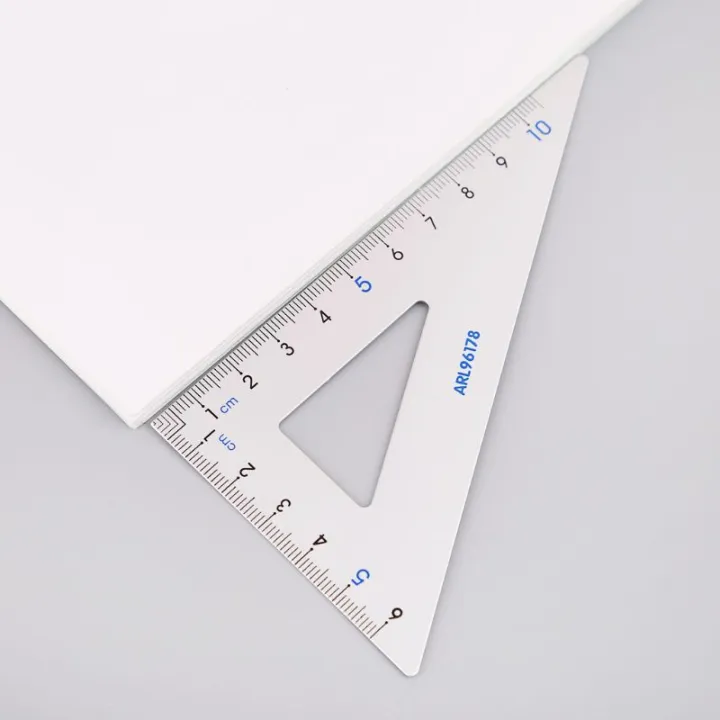 4Pcs%20Drawing%20School%20Supplies%20Set%20Square%20Triangle%20Ruler%20Aluminum%20Alloy%20Protractor%20-%20Image%208