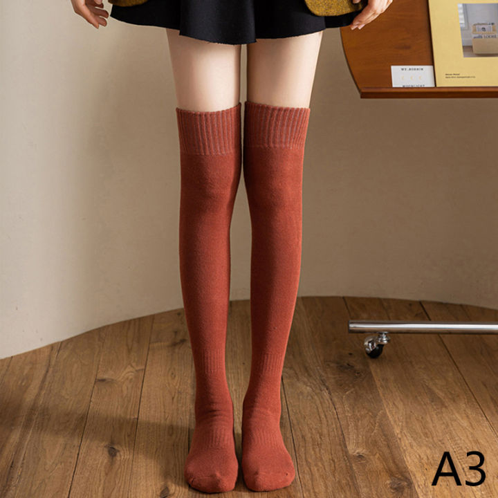 Fashion%20Thicken%20Thigh%20High%20Socks%20Women%20Solid%20Long%20Stockings%20Warm%20Wool%20High%20Knee%20Socks%20Femme%20Leg%20Boots%20Demoo%20-%20Image%205