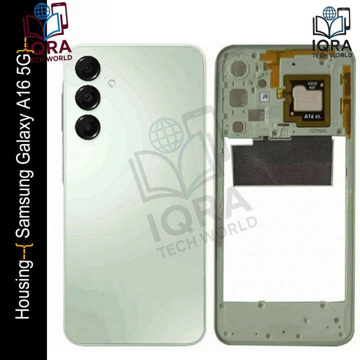 Samsung Galaxy A16 (Backshell) Back Panel with Side Frame Housing ...
