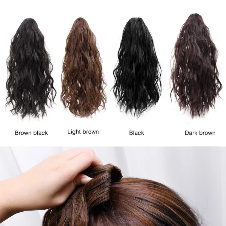 40CM%20Synthetic%20Ponytail%20Extension%20Wavy%20Curly%20Hair%20Claw%20Clip%20on%20Ponytail%20Hair%20Extension%20Heat-Resistant%20False%20Hairpiece%20-%20Image%207