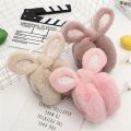 Kids Winter Headband Plush Women Ear Muffs Cute Rabbit Ear Earmuffs Ear Warmer. 