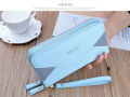 Double Zipper Women's Wallet - Long PU Leather Money, Phone, Pouch, Female, Credit Card Holder.