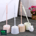 High Quality Toilet Brush Holder Set Plastic Round Plastic Cleaning Brushes Toilet Brush for Bathroom.
