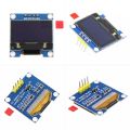JOUYI Qr /1D/2D/Code Scanner V3.0 Barcode Scan Recognition Module with 0.96 Inch IIC I2C Serial GND LCD LED Display Module.