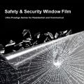 Window Security Film Safety Clear Window Film Waterproof Glass Tint 2/4 Mil Adhesive Vinyl Protection Sticker for Home Office. 