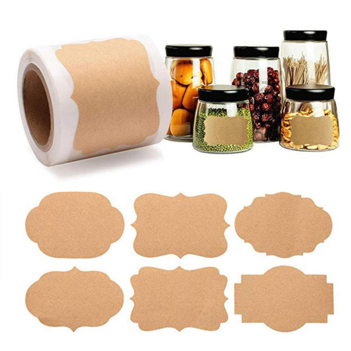 300Pcs/Roll%20Baking%20Packaging%20Sticker%20Label%20Blank%20Kraft%20Paper%20Stickers%20for%20Jar%20Glass%20Bottle%20Office%20Food%20Gifts%20Classification%20-%20Image%202