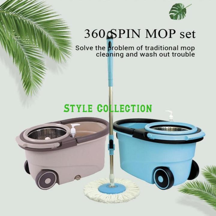 360 Degree Spin Mop With Bucket