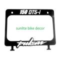 Number Plate or Licence Plate Frame Holder top cover for Bajaj Motorcycle. Pulsar. 