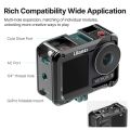 Ulanzi DJI OSMO ACTION 4 3 Metal Cage Full Protective Frame Case Quick Release with Cold Shoe 1/4'' Hole GoPro Foldable Mount. 