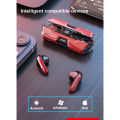 Original Product+FREE Shipping+COD New Style Mecha Headset GM20 Bluetooth 5.3 wireless mecha Bluetooth earphones Metal Lacquer Band with digital display esports games low latency high-definition calls comfortable to wear and long-lasting battery life. 
