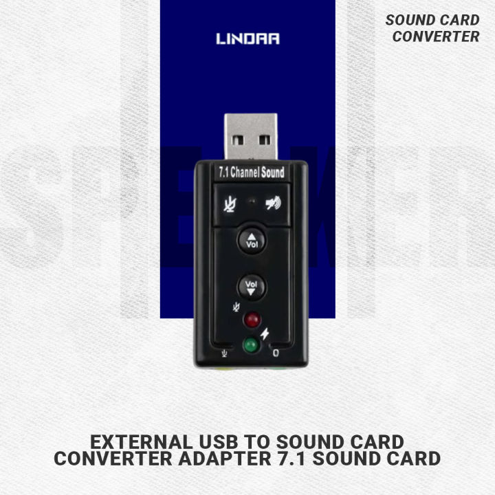 External Usb To Sound Card Converter Adapter 7.1 Sound Card For Windows Xp/2000/Vista/7 3D Usb Audio Adapter For Pc And Laptop