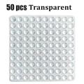 Silicone Cabinet Door Bumpers Clear Rubber Pads Self-Adhesive Grain Silencer Sticker Furniture Protective Buffer Doors Wall Stop.