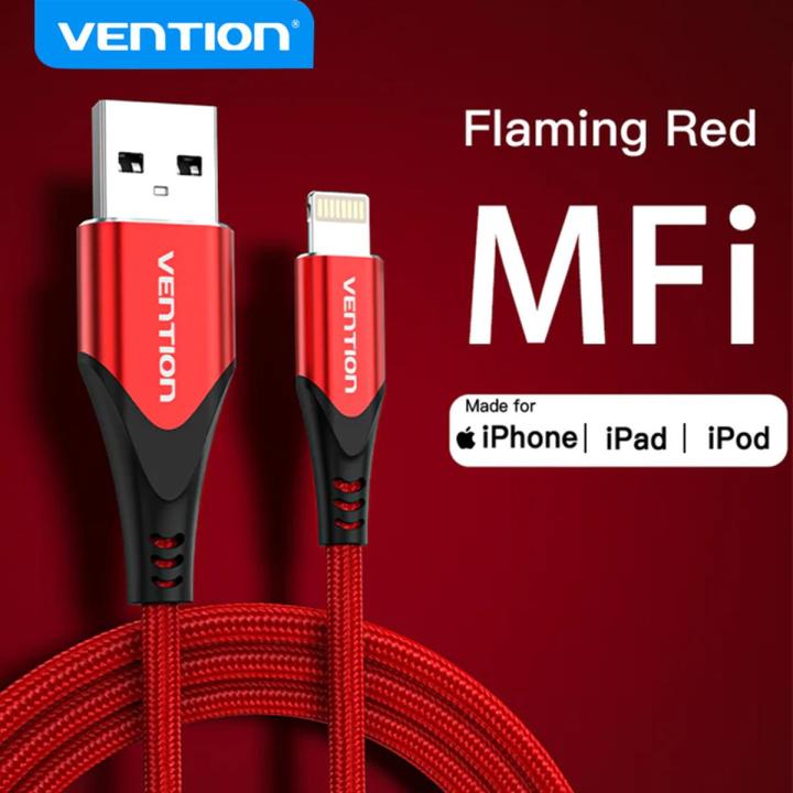VENTION LAB USB A to Lightning Cable MFi Certified For