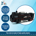 Rail King - Intelligent Classical Express Train Track Playset Toy for Children - Fun and Educational Car Toy for Hours of Entertainment.