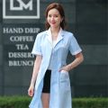 Doctor's Choice: Elegant Women’s Lab Jacket with Side Belts.