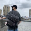 Men's Backpack New15.6Briefcase-Inch Large Capacity Student Schoolbag Fitness Leisure Travel Backpack.
