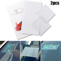 2PCS Car Styling Parking Permit Clip Car Fastener Card Bag Mount Fastener Organizer Windshield Ticket Holder For Parking Permit. 
