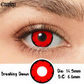 New Cosplay Breaking Dawn/Angelic Red/Light Red Color contact lens with regular kit box for men & women. 1 pair Cosplay Color contact lens for Halloween Party,Cosplay eye makeup & Costumes. Cosplay Contact Lens. #breakingdawn. 