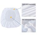 Waterproof Solid Fitted Sheet Nordic Bed Sheet Adjustable Mattress Cover 4 Corner Elastic Belt Multi Size Waterproof Bed Sheet. 