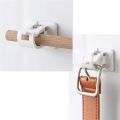 12X Rod Holder Pipe Clamp Wall Mount with Self Adhesive No Drilling for Shower Curtain Tube in Home,Kitchen.