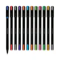 Pentonic Multi-Color Gel Pen Set with Refillable 0.7mm Tips in Elegant Box.