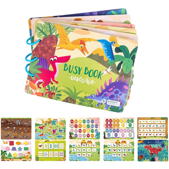 Montessori Busy Book For Kids 2 3 4 Years Preschool Kids Learning Toys Toddlers Activity Book Montessori Baby Toys Book MuXiaRe