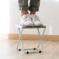 New Portable Folding Stool Folding Stool Compact Chair Steel Frame Legs, Outdoor Travel, Beach, Fishing, BBQ, Etc. 