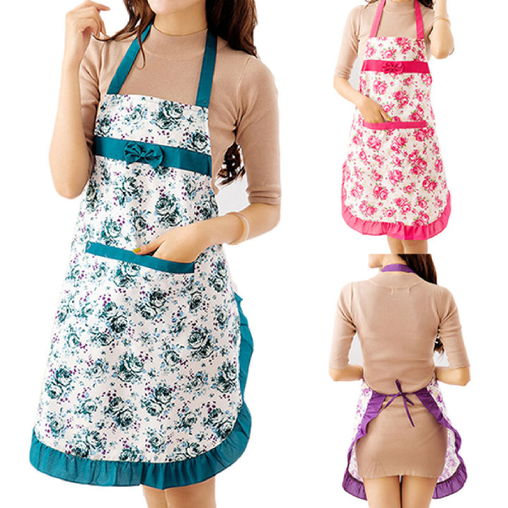 Apron%20Oil-proof%20Lady%20Dress%20Cotton%20Floral%20Pattern%20Apron%20Cover%20Home%20Kitchen%20Supplies%20-%20Image%206