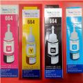 Real Color Inkjet Refill Ink 664 4 Color - 4 Pcs - High-Quality Inkjet Refill Ink For Vivid Color Printing.