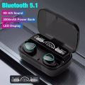 M10 TWS Wireless Earbuds - Black - Neckband - Wireless Earbud. 