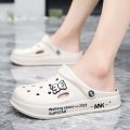 Women Hole Shoes Summer Non-slip Couples EVA Sandals Girl Beach Shoes Home Slippers Outdoor Personalized Sandals Women Slippers.