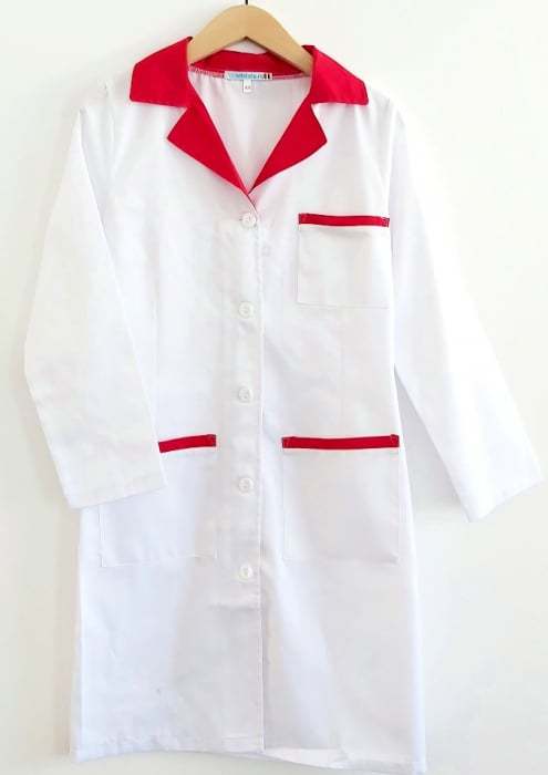 Women%E2%80%99s%20Classic%20Micro%20Twill%20Suiting%20Lab%20Coat%20with%20Buttoned%20Front%20Tunic%20Dress%20-%20Image%203