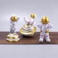 3Pcs PVC Astronaut Statue Spaceman Figurine Action Figure for Shelf Bedroom Kids Gift. 