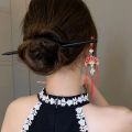 Retro Chinese Knot Tassels Hair Stick for Women Hairpin Antique Hair Clips Classical Headdress Girls New Year Hair Accessories. 